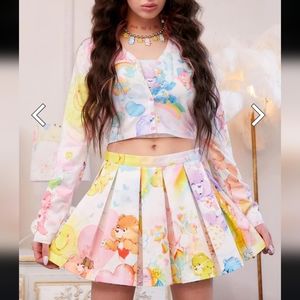 Dolls Kill care bear skirt